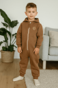 Bruse Bomull Jumpsuit Gran Partridge brun (122 cm)