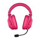 Logitech G Pro X 2 Lightspeed trådløst gaming headset (rosa)