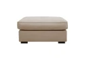 Rossita lyx Fotskammel - Beige Stoff