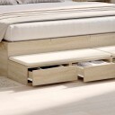  Sengekufferter Sonoma Eik 180x36,5x16,5 cm Laget av tre
