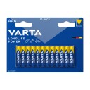 Varta Longlife Power AAA Alkalisk Batteri 12-pakk 2300 mAh