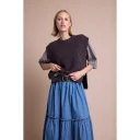 Line of Oslo Dame Strikkevarer Brun S,