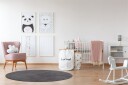 Soft Wiltonteppe Rundt 160 cm - Grafittgrå