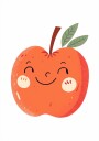Smiling Apple Plakat Plakat / 100x150cm