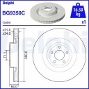 DELPHI BG9350C Bremseskive