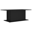 vidaXL Salongbord svart 102x55,5x40 cm sponplate