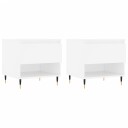 Salongbord 2 stk hvit 50x46x50 cm konstruert tre 8721012112049