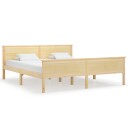 vidaXL Sengeramme heltre furu 180x200 cm