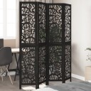  Romdeler 4 paneler svart heltre keisertre 8721012074514