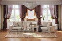 Arken Lyx 3 seter Dyp Sofa i fløyel   Beige