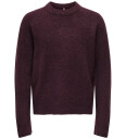 kids ONLY Winetasting Melange Kogcamilla O Neck L/S Pullover Knt 146 152
