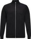 Lindbergh Soft Viscose Blend Zip Through Card   BLACK   S
