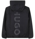 Hugo Kids Hooded Windbreaker Black 140