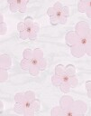 Rosa Blomstrete Bordløper 26x500 cm