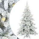  Kunstig sammensatt juletre med 300 LED med stativ 210 cm PVC
