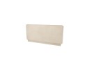 Rauk Sengegavl 150 cm   Beige/Hvit