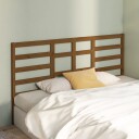 vidaXL Sengegavl honningbrun 206x4x104 cm heltre furu