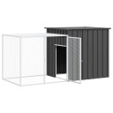 Vidaxl Kaninbur Antrasitt 200X91X100 cm Galvanisert Stål