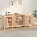 vidaXL Skjenk 164x37x68 cm heltre furu