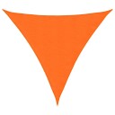 vidaXL Solseil oxfordstoff trekantet 4,5x4,5x4,5 m oransje