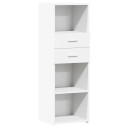  Hylle hvit 40x42,5x124 cm konstruert tre