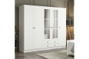 Fruitland Garderobe med Speil - Hvit