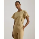 Lauren Ralph Lauren Indie Ctn Slub Jrsy Knt Pullover Beige M