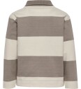 Hummel Mini Loose stripe polo shirt rock ridge 92