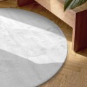 Ovalt ryeteppe   Aranga Super Soft Fur hvit Størrelse: 240 x 340 cm