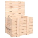 vidaXL Putekasse 58x40,5x42 cm heltre furu