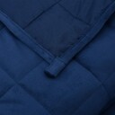 Vidaxl Vektdyne blå 200x225 cm 9 kg stoff