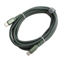 DACOTA PLATINUM USBC - USBC KABEL 3 M, GRØNN