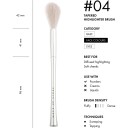 Make Up Store Face Brushes Tapered Highlighter Brush #04