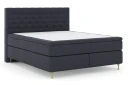 Select No 6 Komplett Sengepakke 210x210 Medium Lateks/Memory - Blå/Gullben