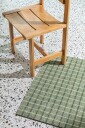 Heymat Grid Matcha Lemon dørmatte 85x115 cm