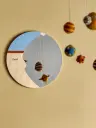 Bloomingville Moony speil Ø40 cm Nature moon
