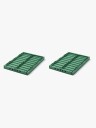 Liewood Weston Oppbevaringsboks M 2 Pakning Green One Size