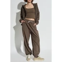 Rethinkit Studios Track Loose Pants Palma   Brown   S
