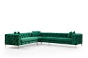 Beachport Hjørnesofa 6 seters   Grønn