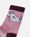 Reima Moomin Randig sokker i ullblanding til barn   grey pink (22 25)   22 25