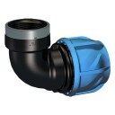 GF iJoint 90° Vinkel PVC 1 1/4" muffe x 40 mm for PEM rør