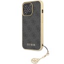 Guess Hardcase for iPhone 14 Pro 6,1" 4G Charms Collection Grå