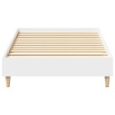  Sengeramme uten madrass hvit 90x190 cm konstruert tre