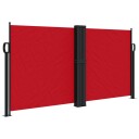 Uttrekkbar sidemarkise 120x1000 cm rød 4004702