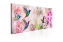 Tavle Colourful Hummingbirds 1 Part Narrow 120X40 Artgeist sp. z o. o.
