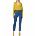 Elisabetta Franchi Dame Jeans Blå W28,