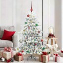  Kunstig sammensatt juletre med 150 LED med stativ 150 cm PVC