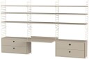 String kontor beige   Kombinasjon F