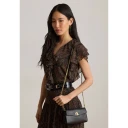 Lauren Ralph Lauren Soft Nappa Trn Wrst Crs Woc Lrg   Black   ONE SIZE