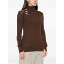 Ermanno Scervino Dame Strikkevarer Brun M,